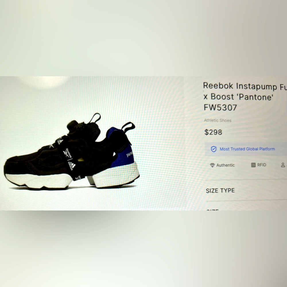 Reebok/Adidas Instapump Fury Size 11 1/2